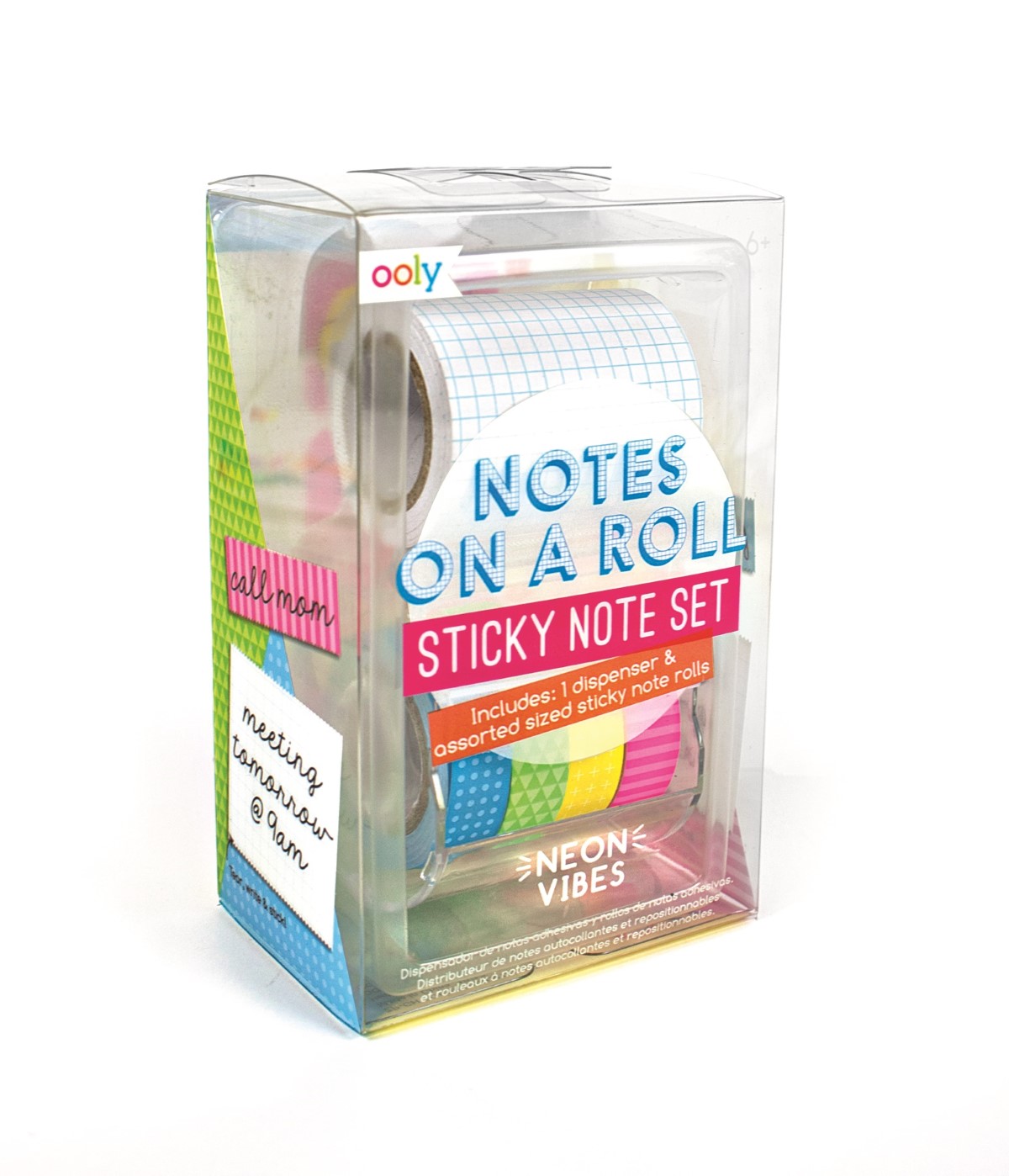Ooly Notes On A Roll Neon Vibes Sticky Notes