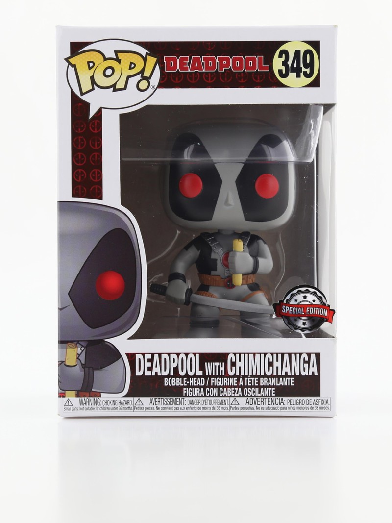 Funko Pop Deadpool with Chimichinga Vinyl Figure