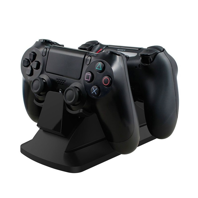Sparkfox Dual Controller Charging Station for PS4 Black