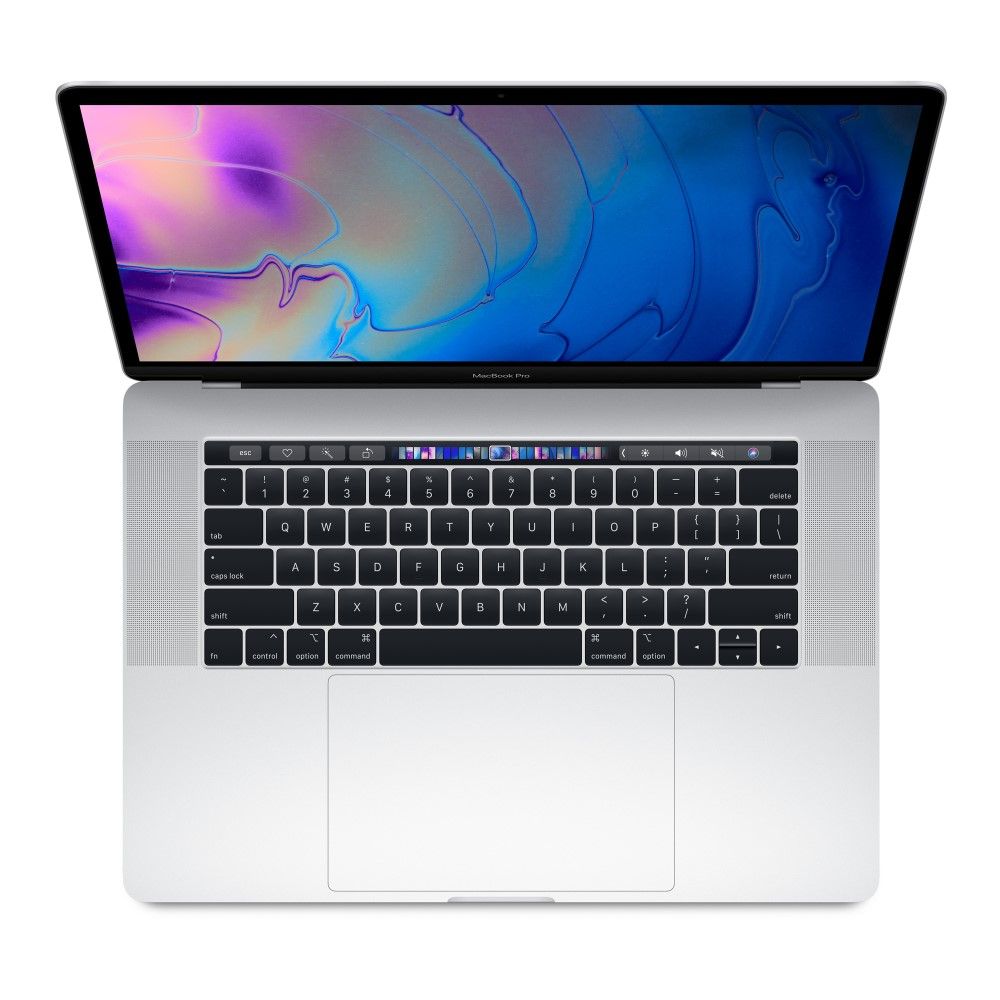 Apple MacBook Pro 15-inch with Touch Bar Silver 2.2Ghz 6-Core 8th-Generation Intel-Core-i7/256GB (Arabic/English)