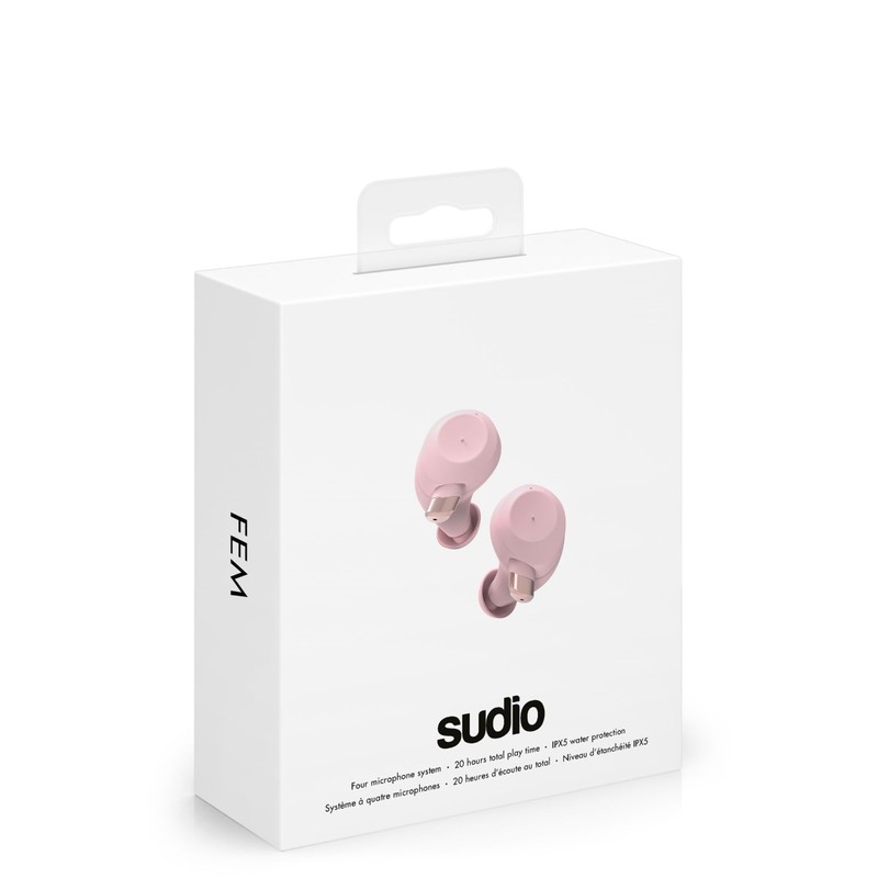 Sudio Fem True Wireless In-Ear Earphones Pink