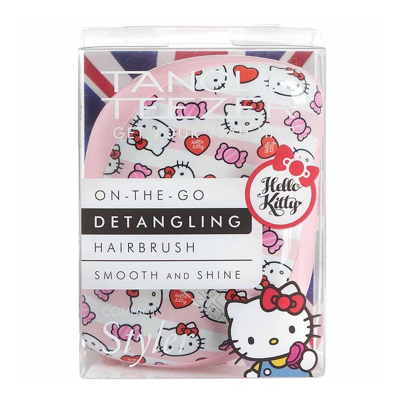 Tangle Teezer Compact Styler Hair Brush - Hello Kitty Candy Stripes