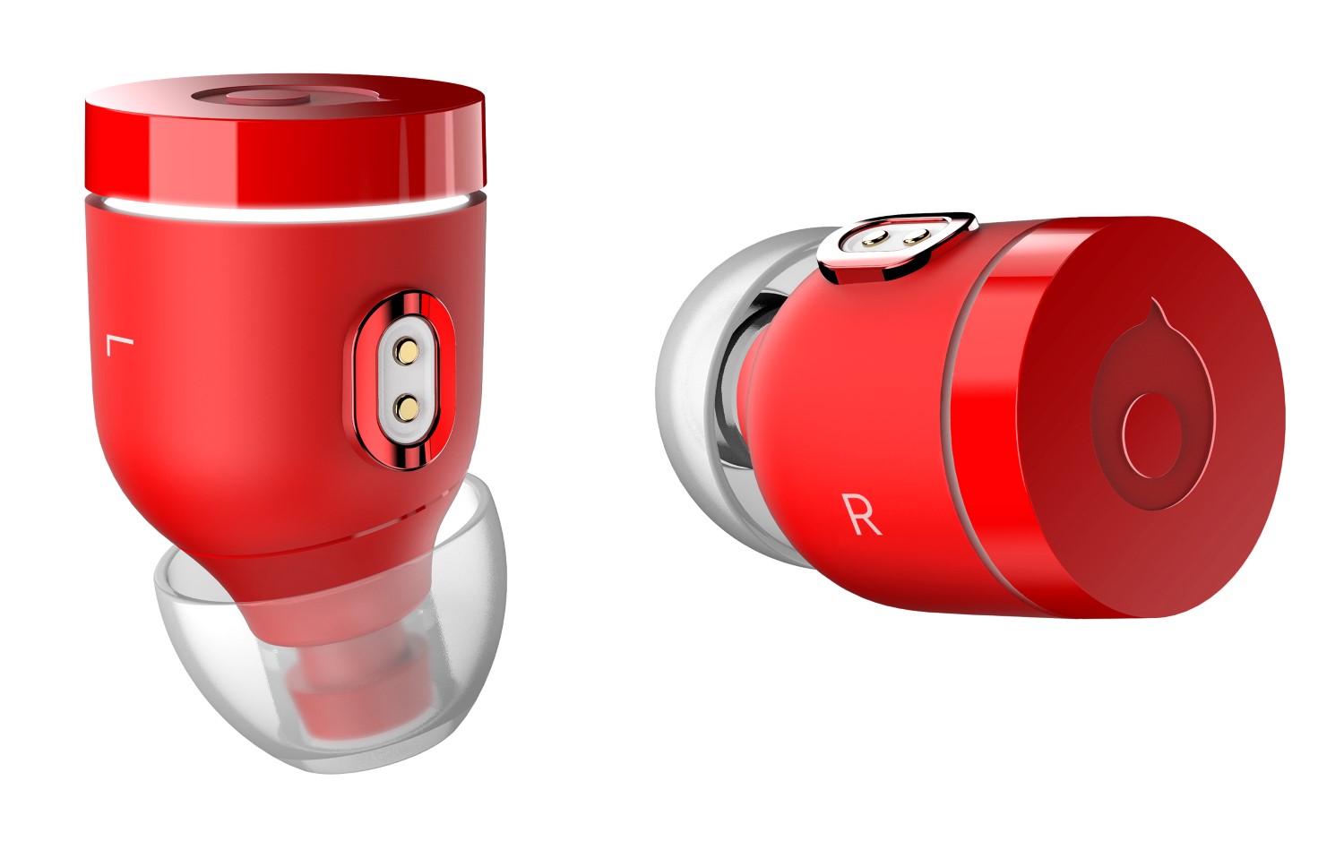 Crazybaby Air Nano Red True Wireless Earbuds