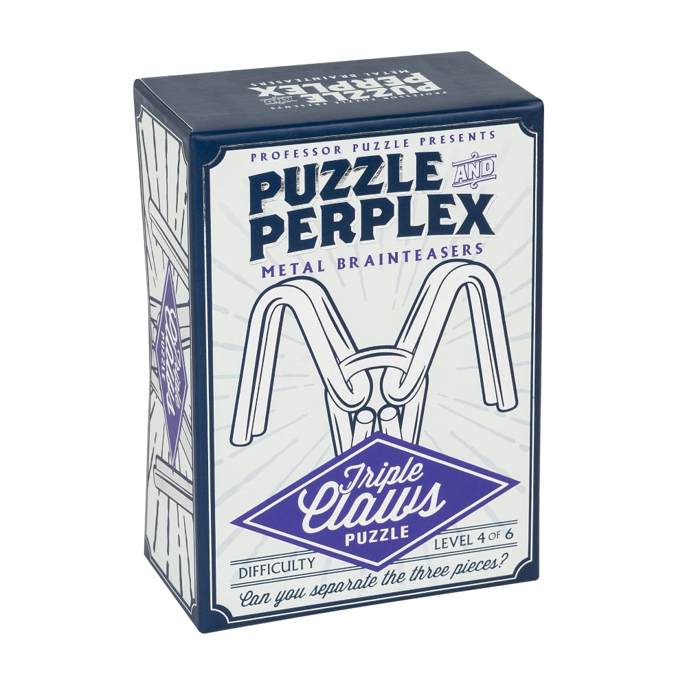 Professor Puzzle Puzzle And Perplex Collection Triple Claws