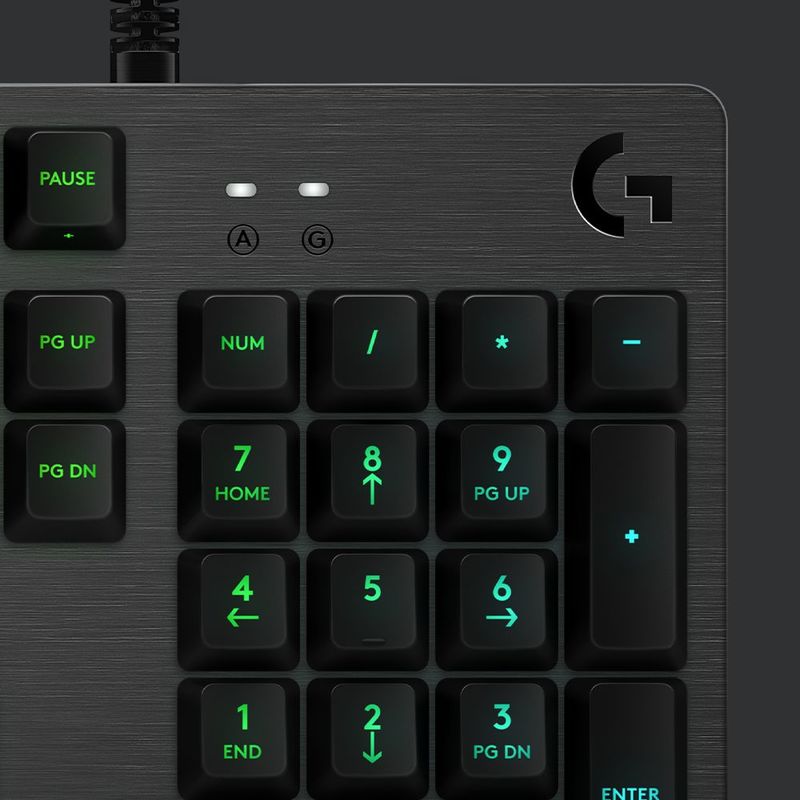 لوحة مفاتيح الألعاب الميكانيكية لوجيتك جي جي ٥١٢ لايتسينك آر جي بي