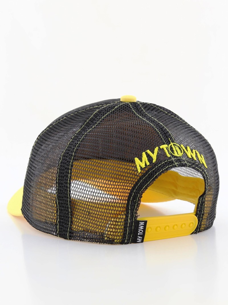 My Town Say Yes Yellow/Black Trucker Cap