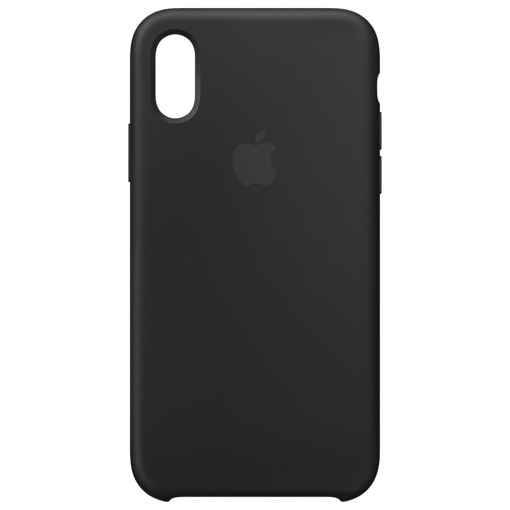 Apple Silicone Case Black for iPhone XS