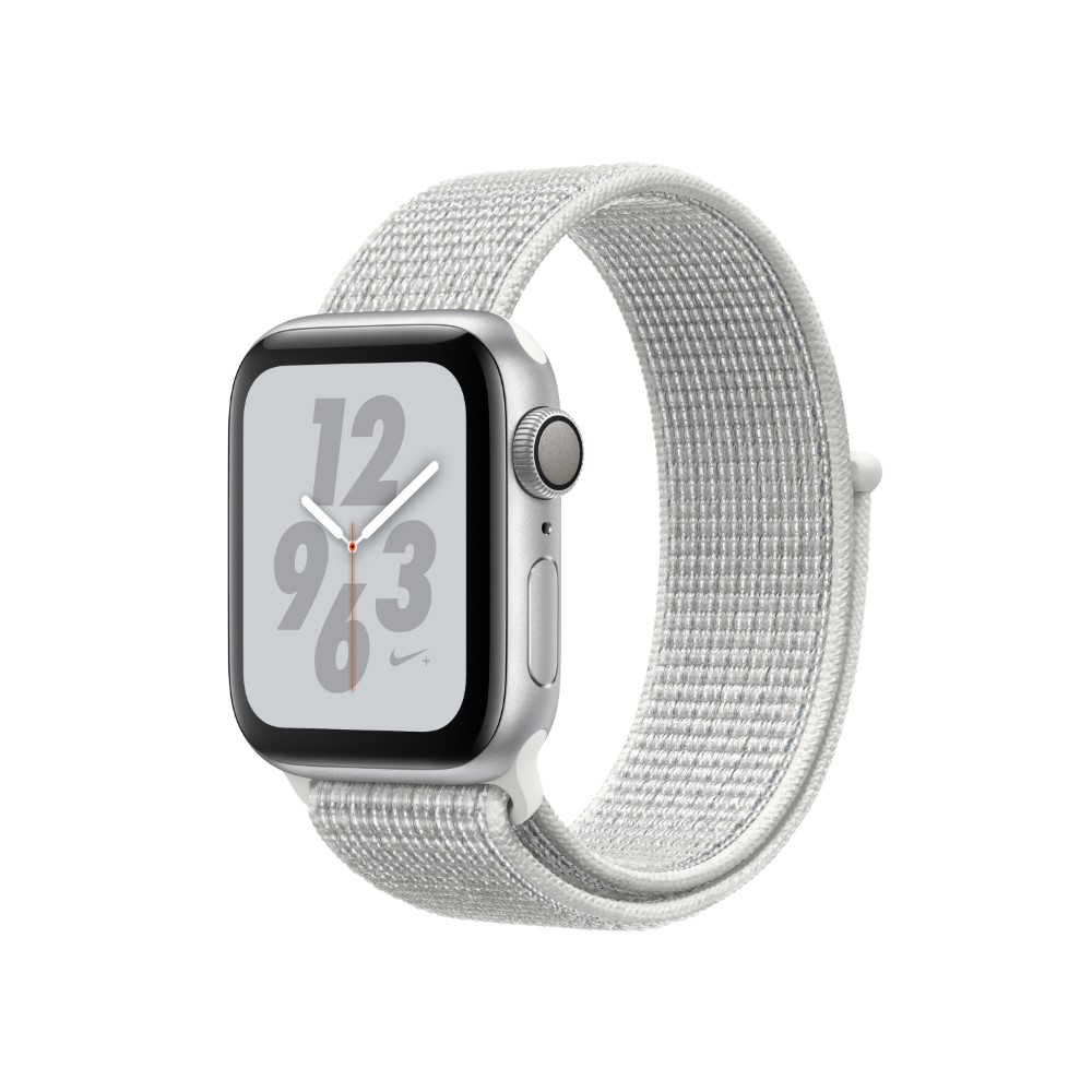 Apple Watch Nike+ Series 4 GPS 40mm Silver Aluminium Case with Summit White Nike Sport Loop