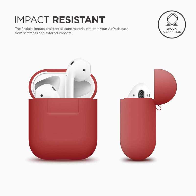 Elago Silicone Case Red for AirPods