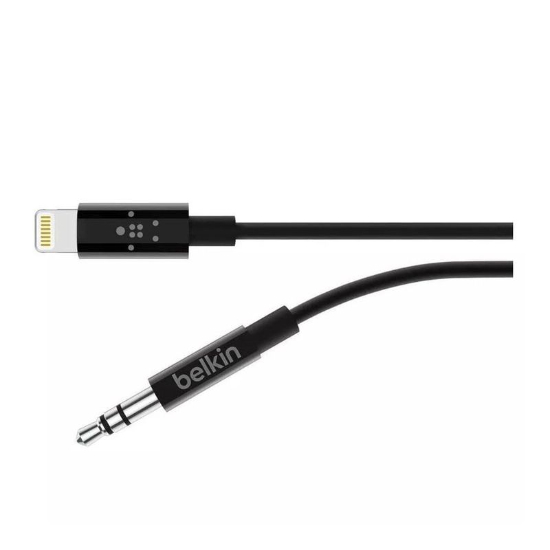 Belkin 3.5mm Audio Cable with Lightning Connector Black 0.9m