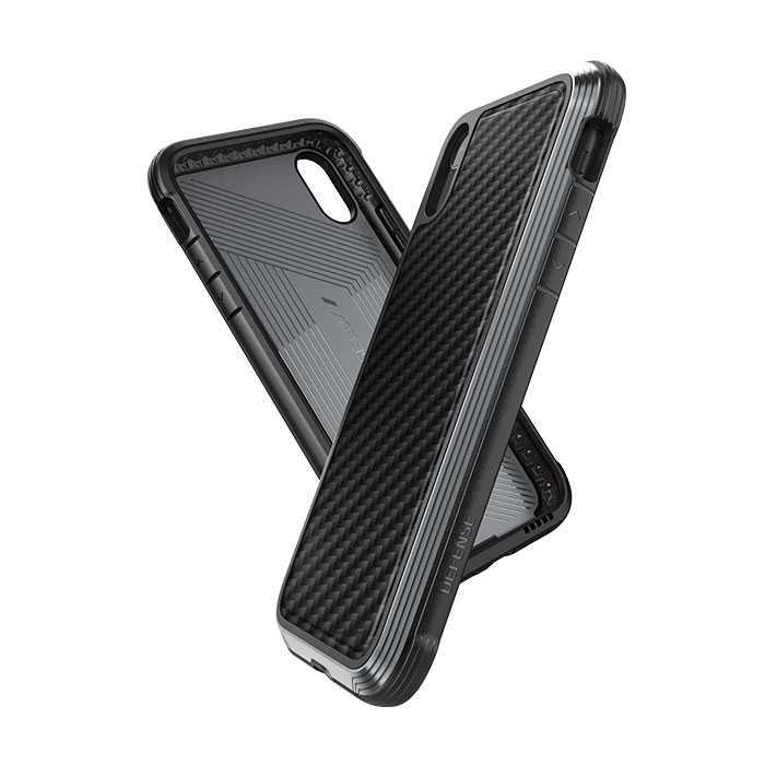 X-Doria Defense Lux Case Black Carbon Fiber for iPhone XR