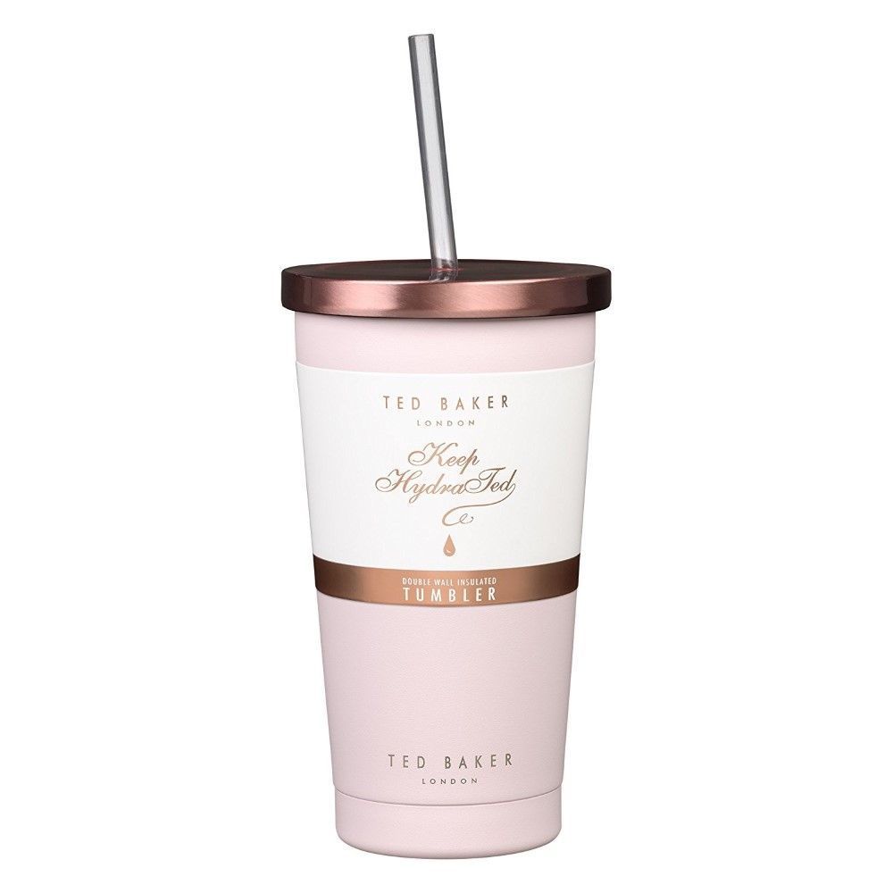 Ted Tumbler and Straw Pink 480ml