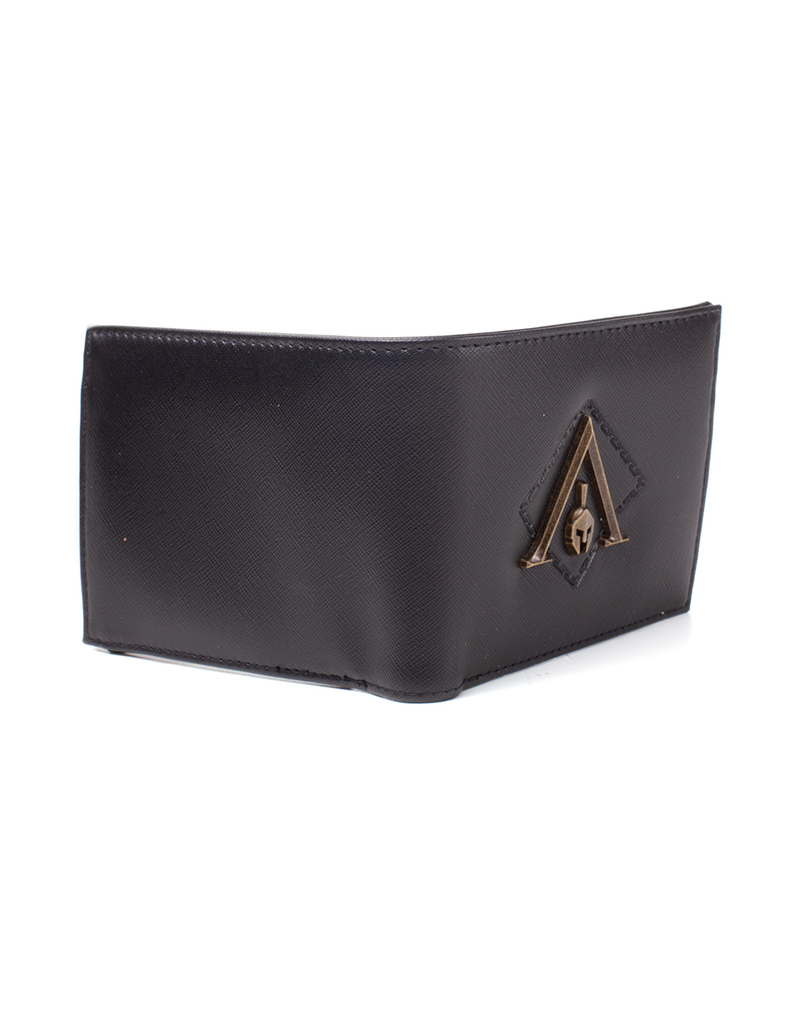 Assassin's Creed Odyssey Metal Logo Badge Premium Bi-fold Wallet