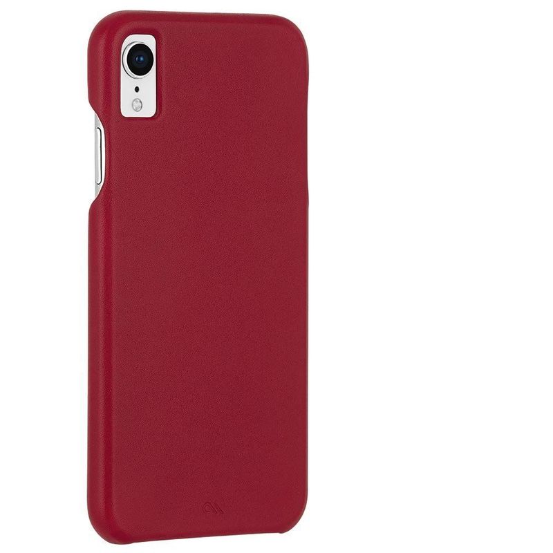 Case-Mate Barely There Leather Case Cardinal for iPhone XR