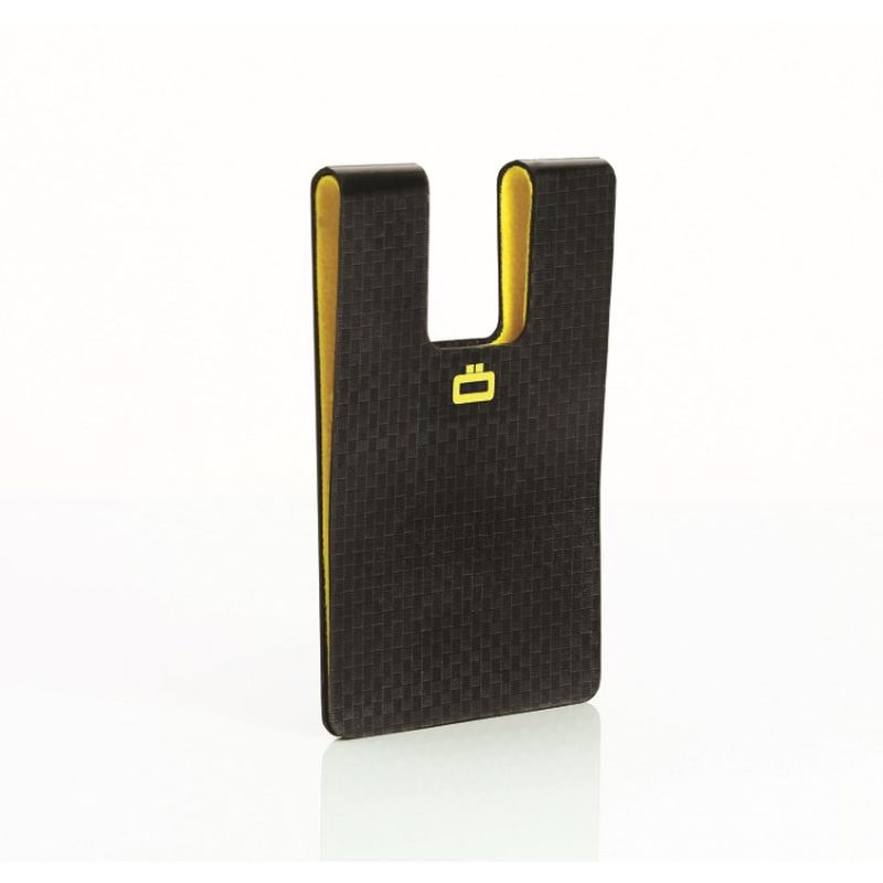 محفظة بطاقات بمشبك من أوغون بلون كربوني