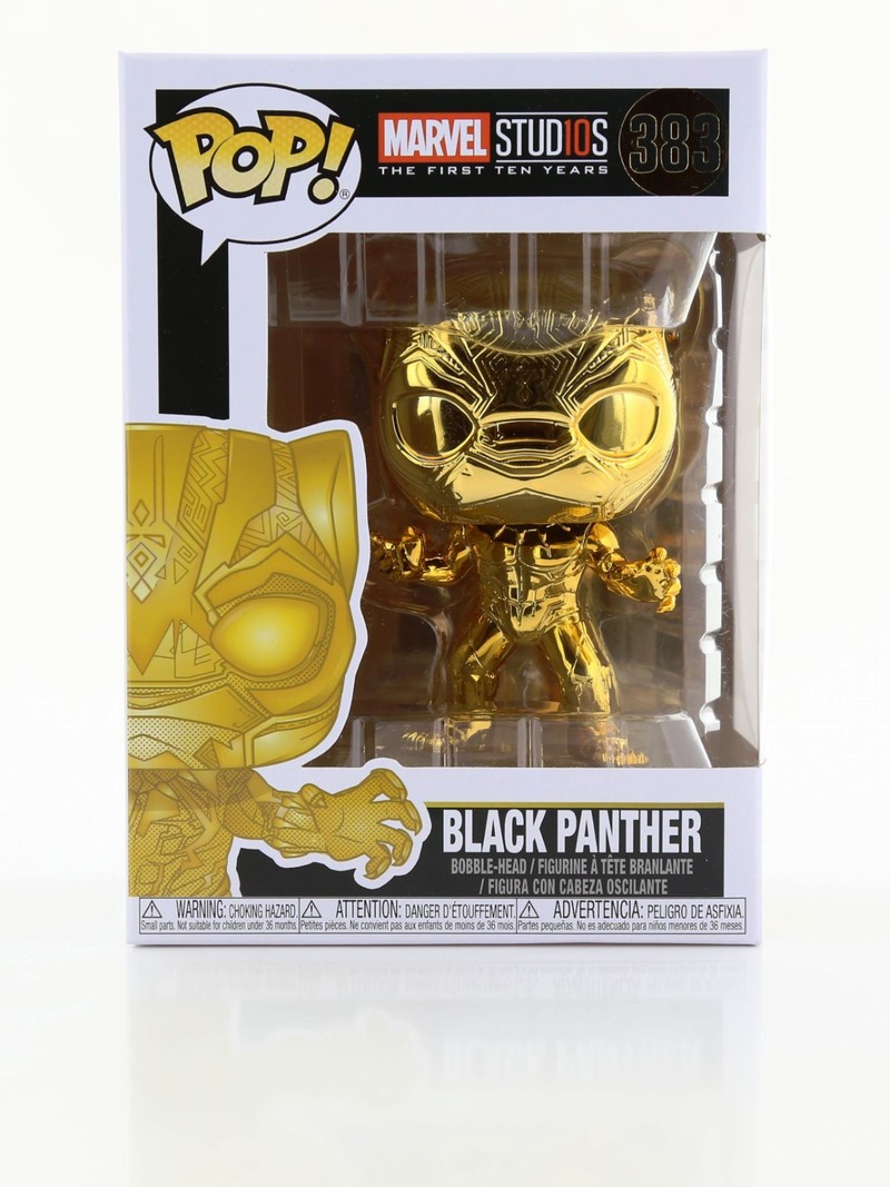 Funko Pop Marvel Black Panther Chrome Vinyl Figure