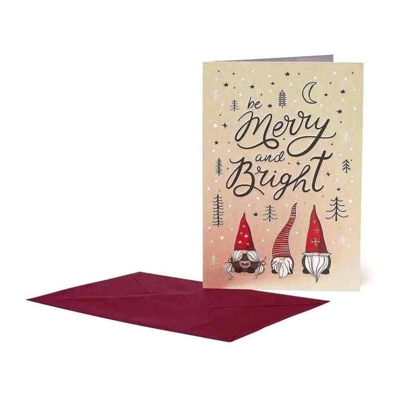 Legami Be Merry And Bright Gnome Greeting Cards Legami Be Merry And Bright Gnome Greeting Cards