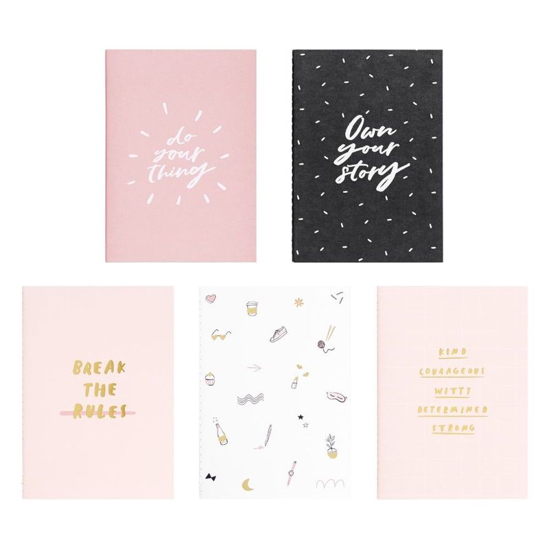 Kikki.K A6 Essential Notebooks Your Story (Set of 5)