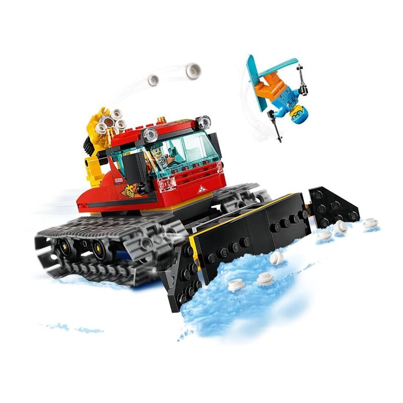 لعبة مجموعة بناء وتركيب مكعبات على شكل ماكينة العناية بالثلج سيتي جريت فيهيكلز من ليغو من ليغو 60222
