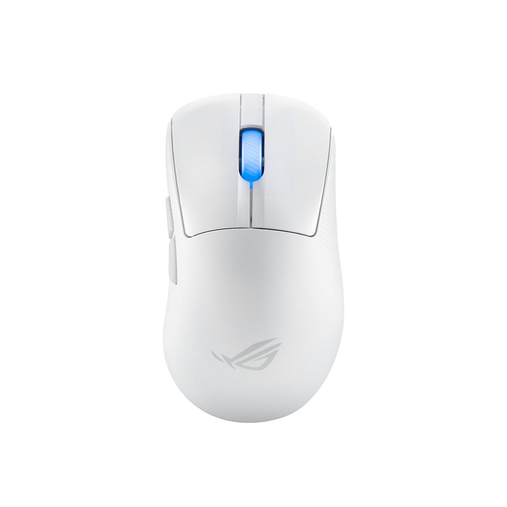 ASUS ROG P714 Keris II Ace Wireless Aimpoint Gaming Mouse - White (42000dpi)