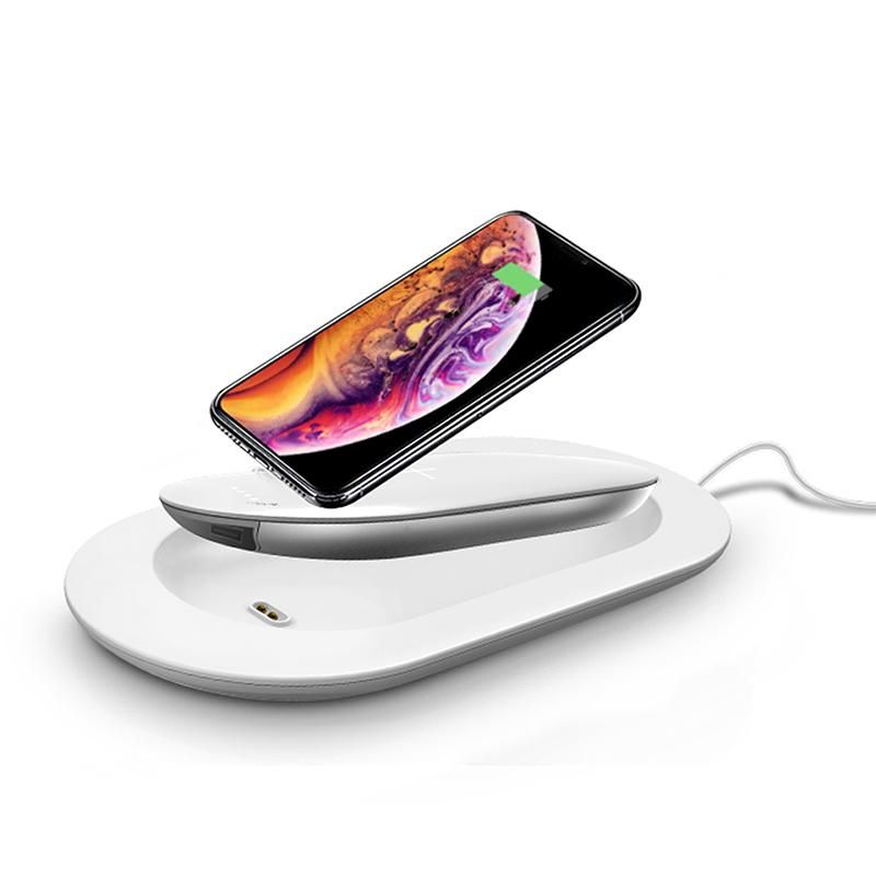 Mipow Power Cube X Qi Charging 5000mAh White Wireless Charger