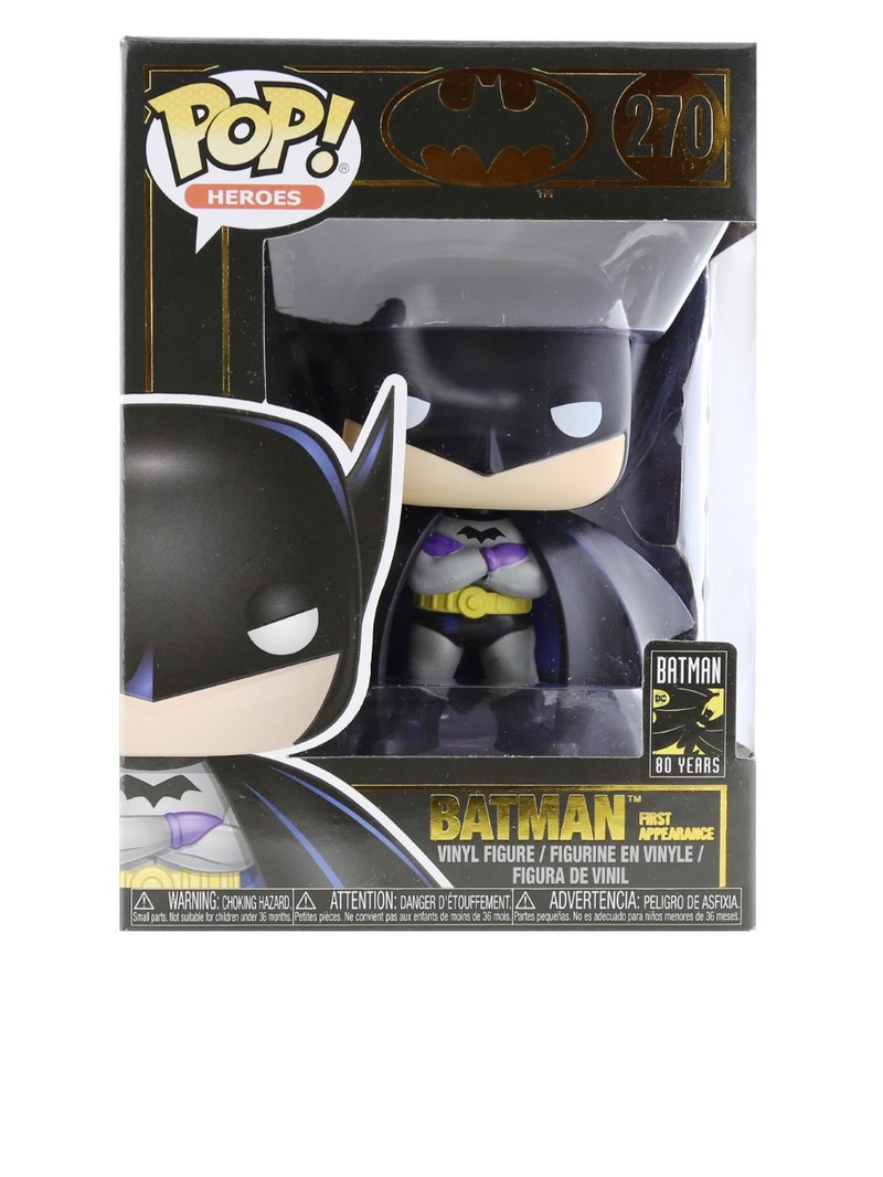 فنكو بوب هيروز باتمان ٨٠ باتمان أول المظهر مجسم الفينيل ٦ بوصة
