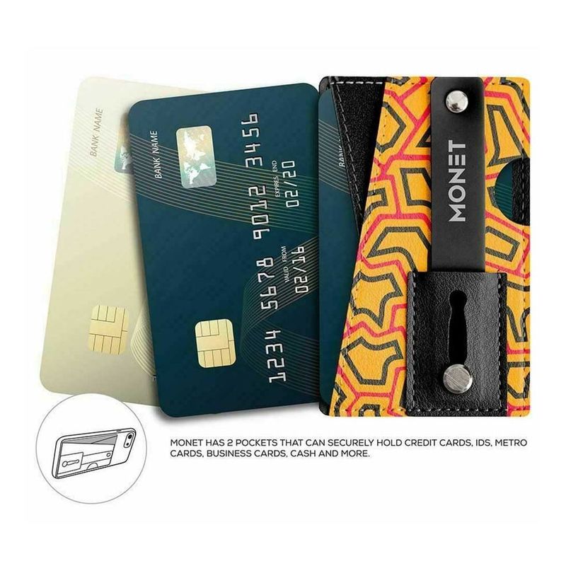 Monet Phone Wallet Caramel Tuffed