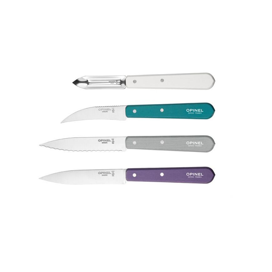 Opinel Essentials Knives Art Deco (Set of 4)