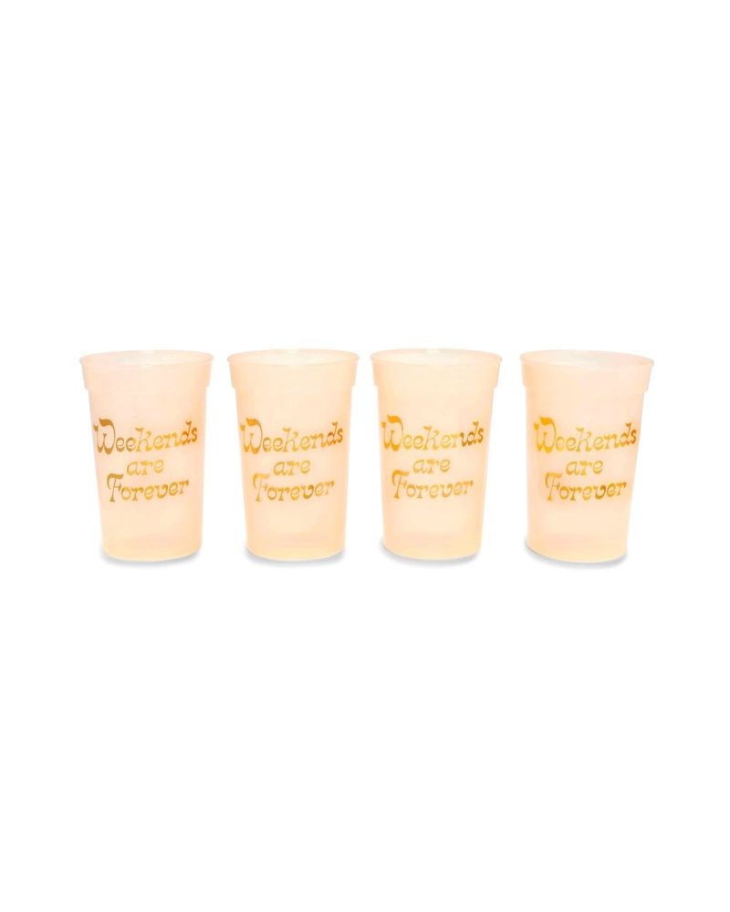 Ban.do Party On Plastic Party Cup Set Weekends Are Forever Colour Changing