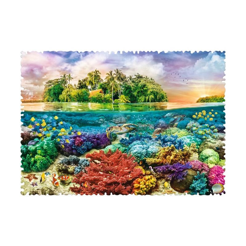 Trefl Tropical Island Crazy Shapes 600 Pcs Jigsaw Puzzle