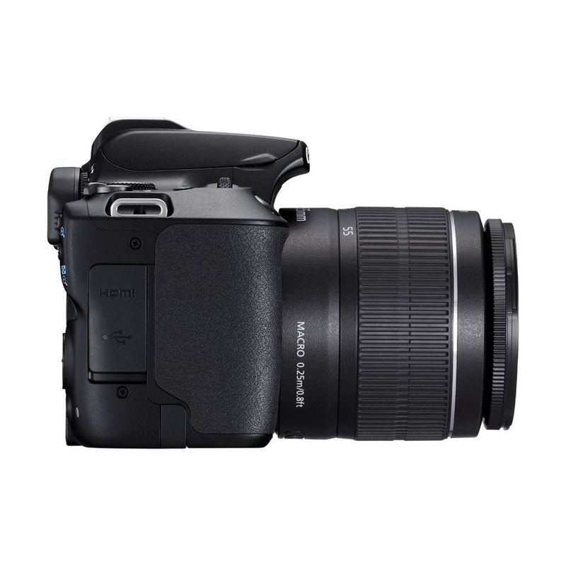 Canon Eos 250D Black Dslr + Ef-S 18-55mm F/3.5-5.6 III Lens