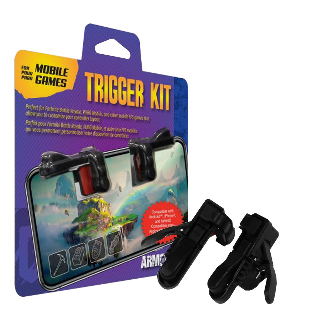 Hyperkin Armor3 Mobile Gaming Trigger Kit For Smartphones/Tablets