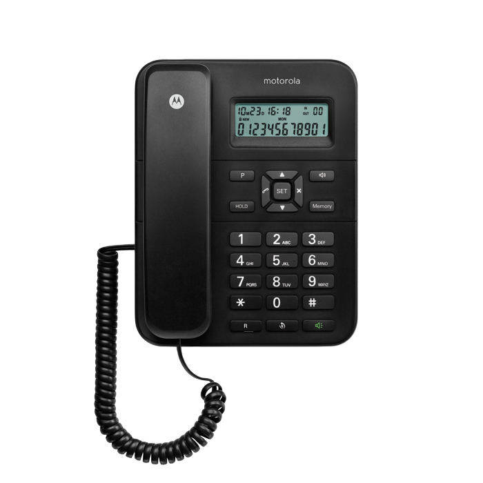 Motorola CT202 Black Corded Phone