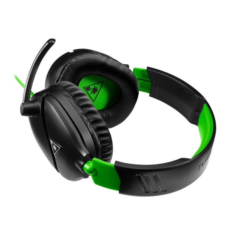 سماعات الرأس اير فورس ريكون 70 اكس للألعاب من تيرتل بيتش باللونين الأسود/الأخضر لأجهزة اكس بوكس وان