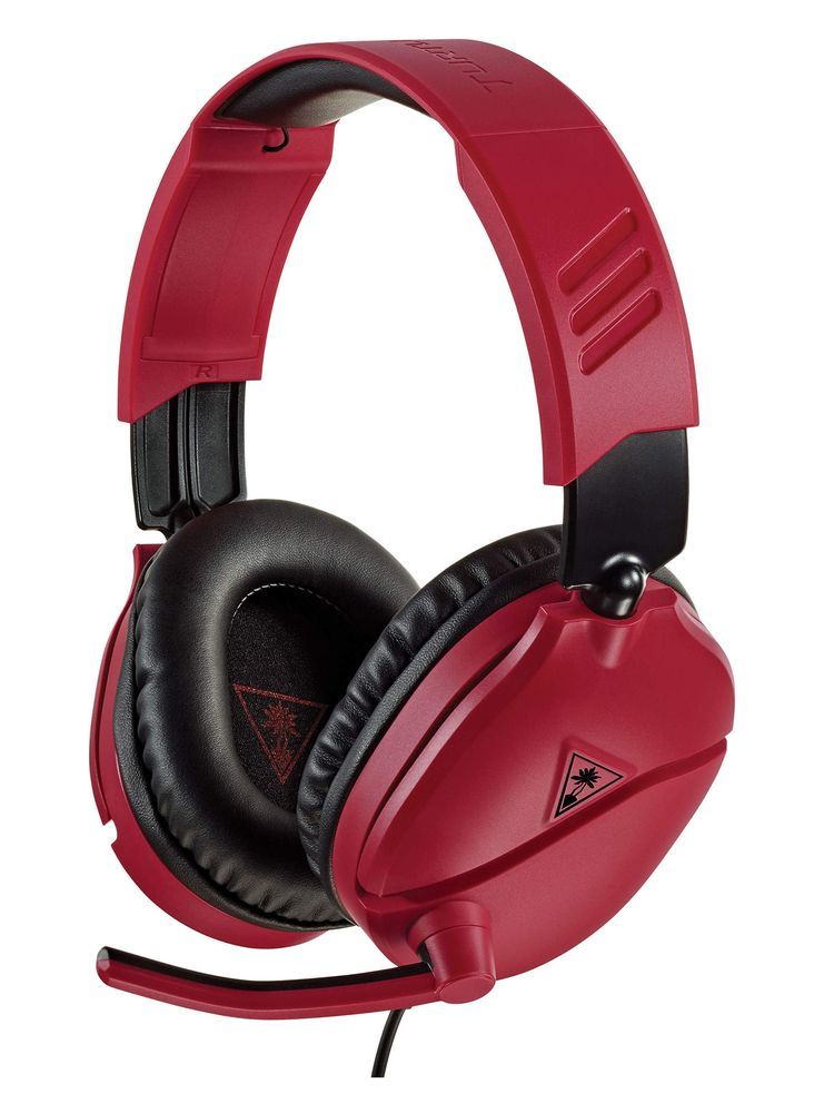 سماعة الرأس اير فورس ريكون 70 للألعاب من تيرتل بيتش بلون أحمر ميدنايت لأجهزة PS4