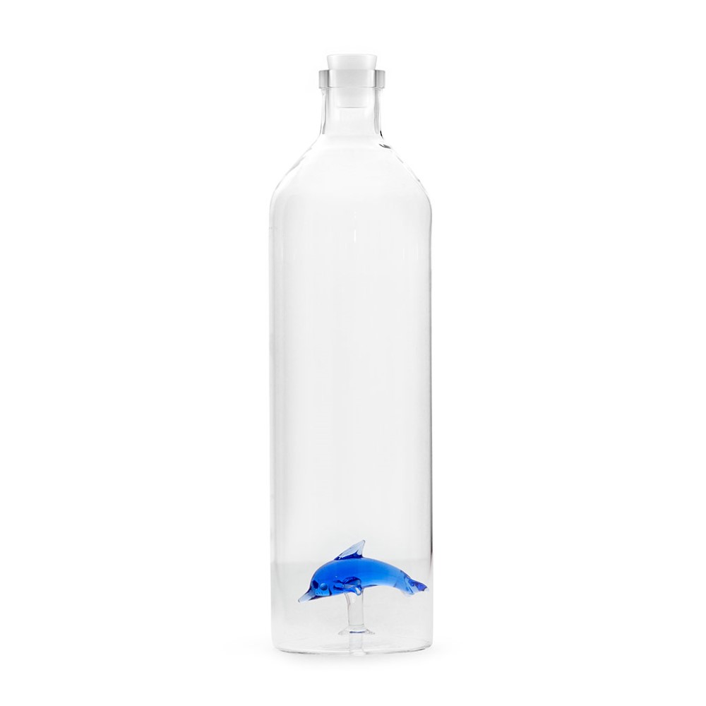 زجاجة مياه مع مجســم دولفين 1.2 لتر من بالفي