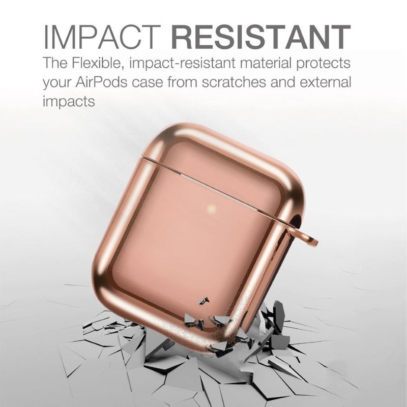 Amazing Thing Supremecase Solid Copper for Apple AirPods With Carabiner
