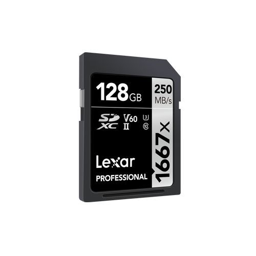 Lexar Professional 128GB 1667X SDHC/SDXC UHS-I Memory Card