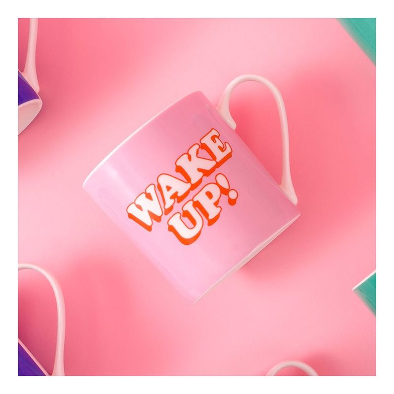 Yes Studio Wake Up Ceramic Mug 380ml
