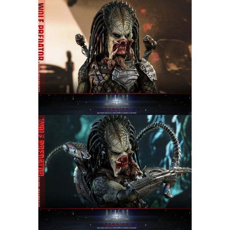 Sideshow Aliens Vs Predator Requiem Wolf Predator Heavy Weaponry Sixth Scale Figure 1/6 Scale