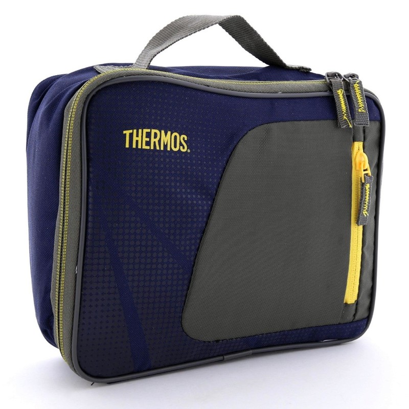 Thermos Standard Lunch Kit Navy/Yellow