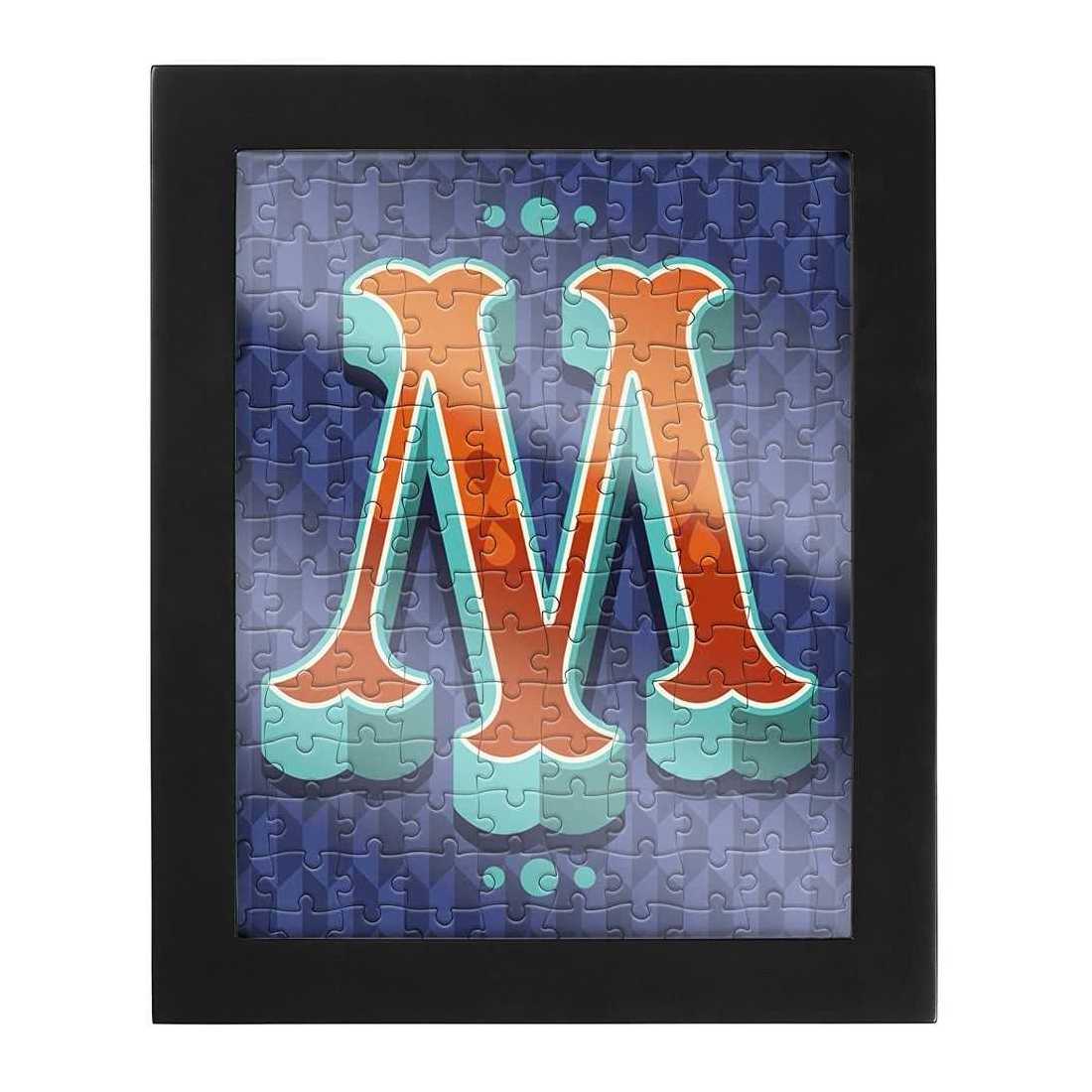 Ridleys Alphabet Jigsaw Puzzle with Frame Letter M