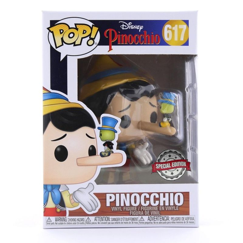 Funko Pop! Movies Disney Pinocchio with Jiminy Cricket 3.75-Inch Vinyl Figure