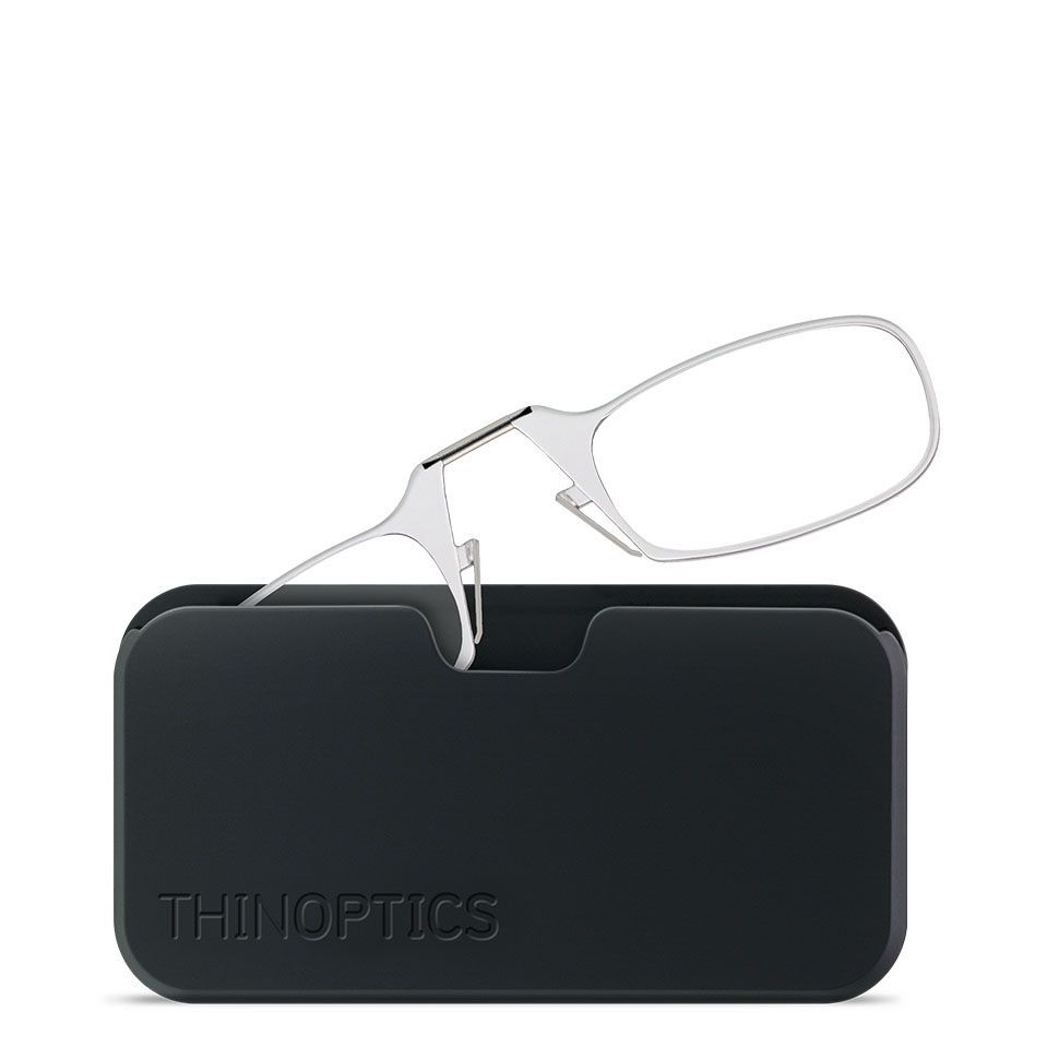 Thinoptics Readers Glasses With Black Universal Pod - Clear (+2.5)