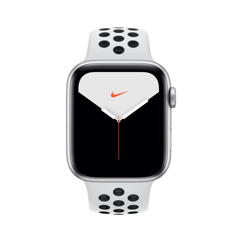 Apple Watch Nike Series 5 GPS 44mm Silver Aluminium Case with Pure Platinum/Black Nike Sport Band S/M & M/L