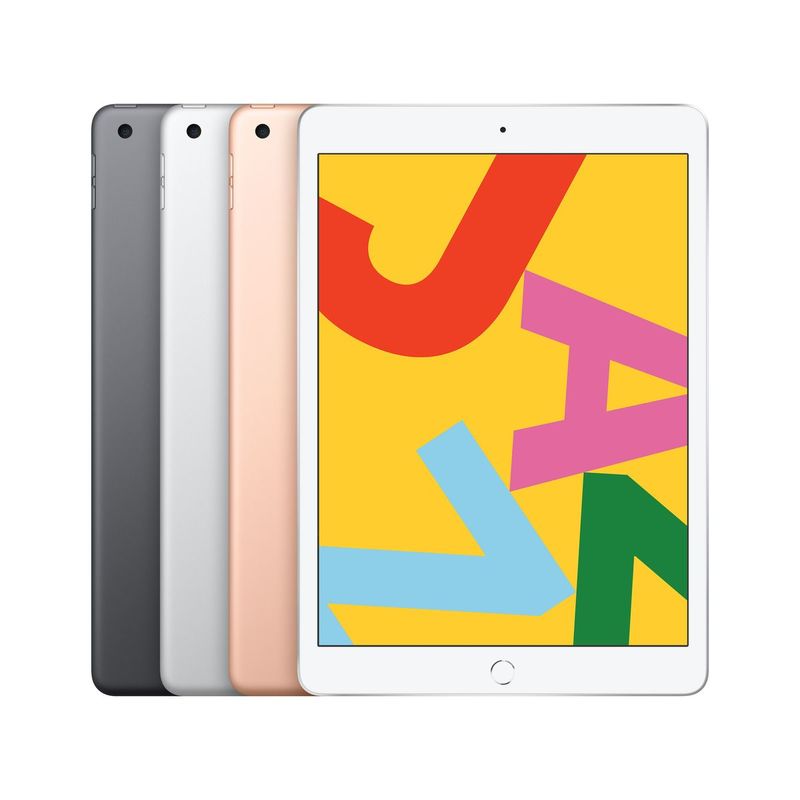 Apple iPad 10.2-Inch Wi-Fi + Cellular 128GB Silver Tablet