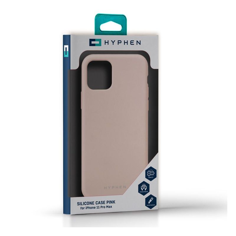 HYPHEN Silicone Case Pink for iPhone 11 Pro Max