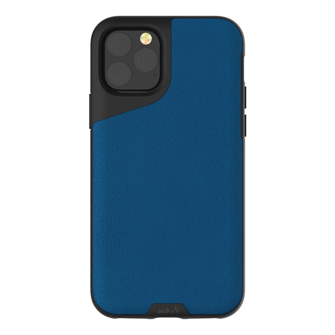 Mous Contour Leather Case Blue for iPhone 11 Pro Max