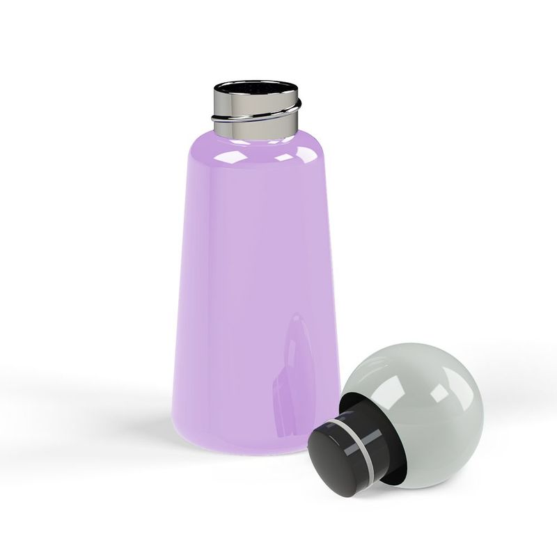 Lund London Skittle Bottle Mini Lilac And Light Grey 300ML