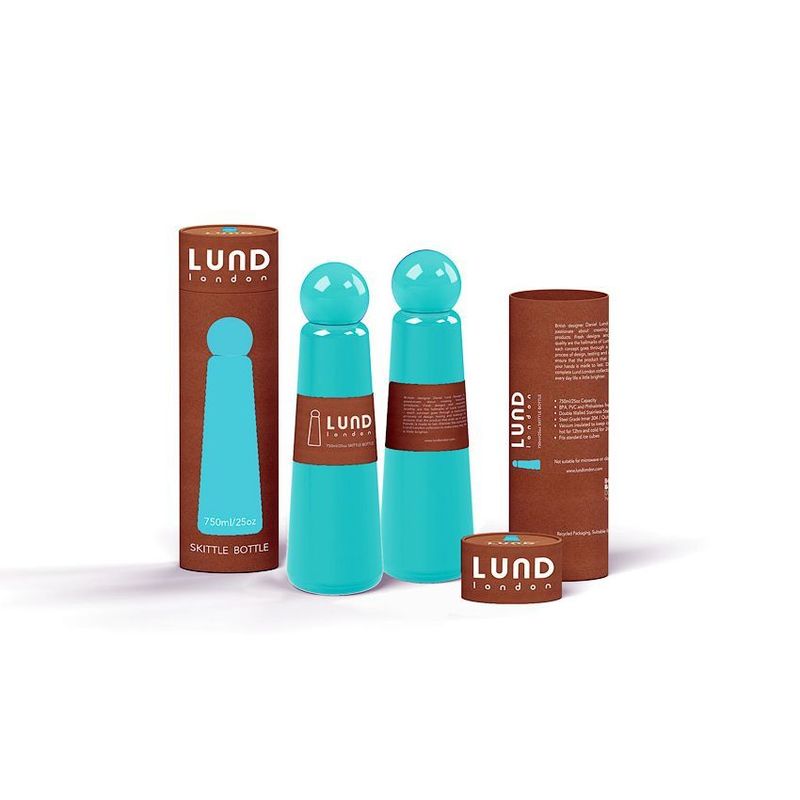 Lund Skittle Bottle Jumbo Sky Blue with Sky Blue Lid 750ml